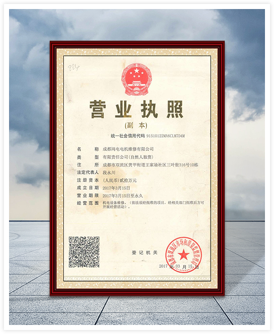 成都鴻電電機(jī)維修有限公司